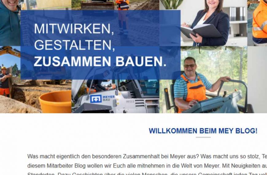 Alle News an einem Ort – Der MEY Blog ist ins Intranet gezogen